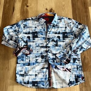 Luxury designer Au Noir men’s shirt like new